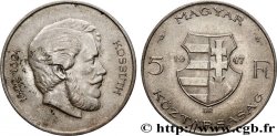 HUNGRíA 5 Forint Lajos Kossuth 1947 Budapest MBC 