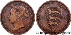 JERSEY 1/12 Shilling Reine Victoria 1888 Londres VF 