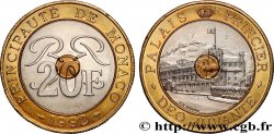 MONACO 20 Francs Palais Princier 1992 Paris