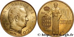 MONACO 20 Centimes Rainier III 1974 Paris