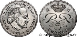 MONACO 5 Francs Rainier III 1971 Paris