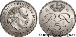 MONACO 5 Francs Rainier III 1974 Paris