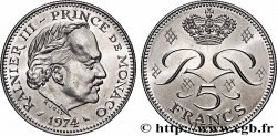 MONACO 5 Francs Rainier III 1974 Paris