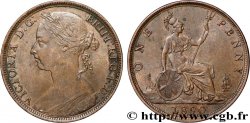 UNITED KINGDOM 1 Penny Victoria “Bun Head” 1890 