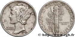 ÉTATS-UNIS D&nbsp;AMÉRIQUE 1 Dime Mercury 1943 Philadelphie