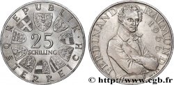 AUSTRIA 25 Schilling Proof 130e anniversaire de la mort de l’acteur et dramaturge Ferdinand Raimund 1966 