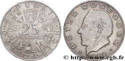 AUTRICHE 25 Schilling poète Peter Rosegger 1969 