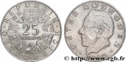 AUTRICHE 25 Schilling poète Peter Rosegger 1969 