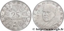AUSTRIA 25 Schilling 100e anniversaire de la naissance du compositeur Franz Lehar 1970 