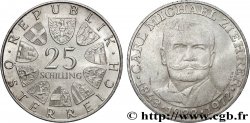 AUSTRIA 25 Schilling 50e anniversaire de la mort du compositeur Carl Michael Ziehrer 1972 
