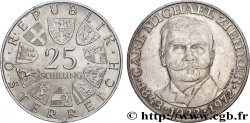 AUSTRIA 25 Schilling 50e anniversaire de la mort du compositeur Carl Michael Ziehrer 1972 