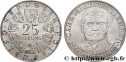 AUSTRIA 25 Schilling 50e anniversaire de la mort du compositeur Carl Michael Ziehrer 1972 
