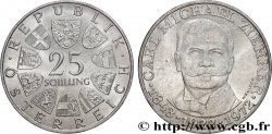 AUSTRIA 25 Schilling 50e anniversaire de la mort du compositeur Carl Michael Ziehrer 1972 