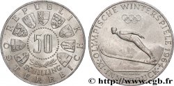 AUSTRIA 50 Schilling Jeux Olympiques d’Innsbruck, saut à ski 1964 Vienne