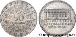 AUTRICHE 50 Schilling 150e anniversaire de la banque nationale autrichienne 1966 