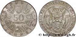 ÖSTERREICH 50 Schilling 350e anniversaire de l’Université de Salzbourg 1972 Vienne