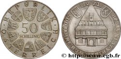 AUSTRIA 50 Schilling 500e anniversaire de la maison  Bummerl à Steyr 1973 