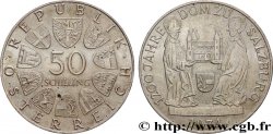 AUSTRIA 50 Schilling 1200e anniversaire du Dôme de Salzbourg 1974 