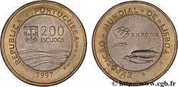 PORTUGAL 200 Escudos Exposition Universelle de Lisbonne - dauphins 1997  MS 