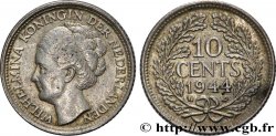 PAYS-BAS 10 Cents Wilhelmine 1944 Philadelphie