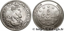 BELGIUM 5 Ecu Charles Quint 1987 Bruxelles