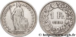 SWITZERLAND 1 Franc Helvetia 1904 Berne