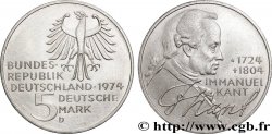 DEUTSCHLAND 5 Mark Emmanuel Kant 1974 Munich  VZ 