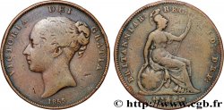 VEREINIGTEN KÖNIGREICH 1 Penny Victoria “tête jeune” 1855 