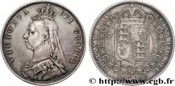 GRANDE BRETAGNE - VICTORIA 1/2 Crown Victoria buste du jubilé 1888 Londres