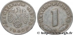 DEUTSCHLAND 1 Reichspfennig aigle et swastika 1940 Karlsruhe