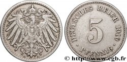 DEUTSCHLAND 5 Pfennig 1910 Berlin