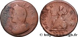 ROYAUME-UNI 1 Farthing Georges II / Britannia 1734 