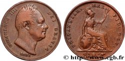ROYAUME-UNI 1 Farthing Guillaume IV 1831 