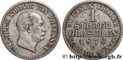 ALLEMAGNE - PRUSSE 1 Silbergroschen Guillaume Ier 1870 Francfort - C