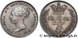 ROYAUME-UNI 4 Pence ou groat Victoria 1856 Londres