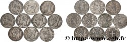 ARGENT D INVESTISSEMENT Lot de 10 écus de 5 Francs Union Latine n.d. 
