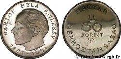 HUNGARY 50 Forint BE 80e anniversaire naissance de Bela Bartok 1961 Budapest MS 