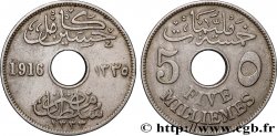 ÉGYPTE 5 Millièmes AH1333 1916 Bombay
