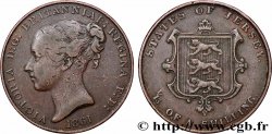 JERSEY 1/13 Shilling Victoria 1861 Londres S 