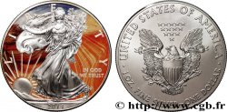 SILVER INVESTMENT 1 Dollar type Liberty Silver Eagle colorisée 2014 