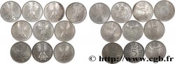 SILVER INVESTMENT Lot 10 x 5 Mark aigle n.d. Atelier Divers