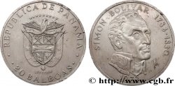 SILVER INVESTMENT 20 Balboas Simon Bolivar 1974 