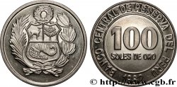 PERU 100 Soles de Oro 1982 