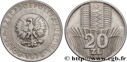 POLONIA 20 Zlotych aigle  1976 Varsovie