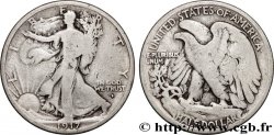 UNITED STATES OF AMERICA 1/2 Dollar Walking Liberty 1917 Denver VF 