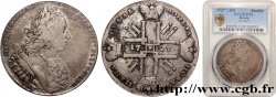 RUSSIE - PIERRE II Rouble  1727 Saint-Petersbourg B12 PCGS