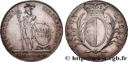 SUISSE - CANTON DE LUCERNE 4 Franken 1814 Lucerne TTB+ 