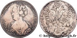 RUSSIE - CATHERINE Ire Rouble 1726 Saint-Pétersbourg TB+ 