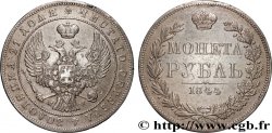 RUSIA - NICOLÀS I 1 Rouble  1844 Varsovie