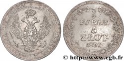 POLONIA 3/4 Roubles - 5 Zlotych 1837 Varsovie q.SPL 